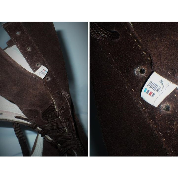 Puma LIMITED EDITION 2004 Olympics "RING"  Brown Suede Boxing Boots Size 6 RARE! - Picture 5 of 8